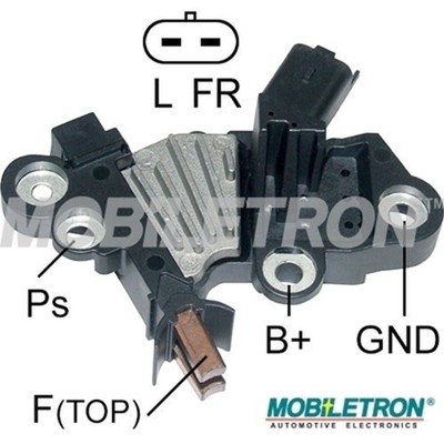 MOBILETRON Lichtmaschinenregler VR-B340 Active Lamp B-Circuit