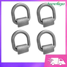 Weld-on 4 Packs 12 Forged D Ring - 12000 Lbs Heavy Duty Trailer Truck Hitches