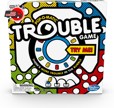 Trouble Board Game Pop-O-Matic Classic. Ages 5+ Christmas collection