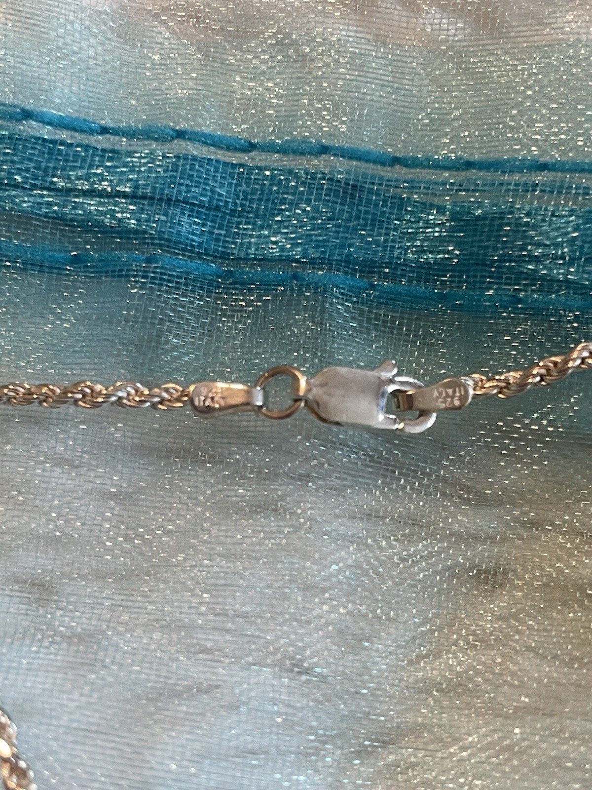 Sterling Silver 925 Multi Gemstone Barrel Pendant… - image 6