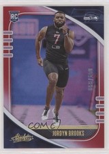 2020 Panini Absolute Rookie Spectrum Red 58/100 Jordyn Brooks #163 n0c