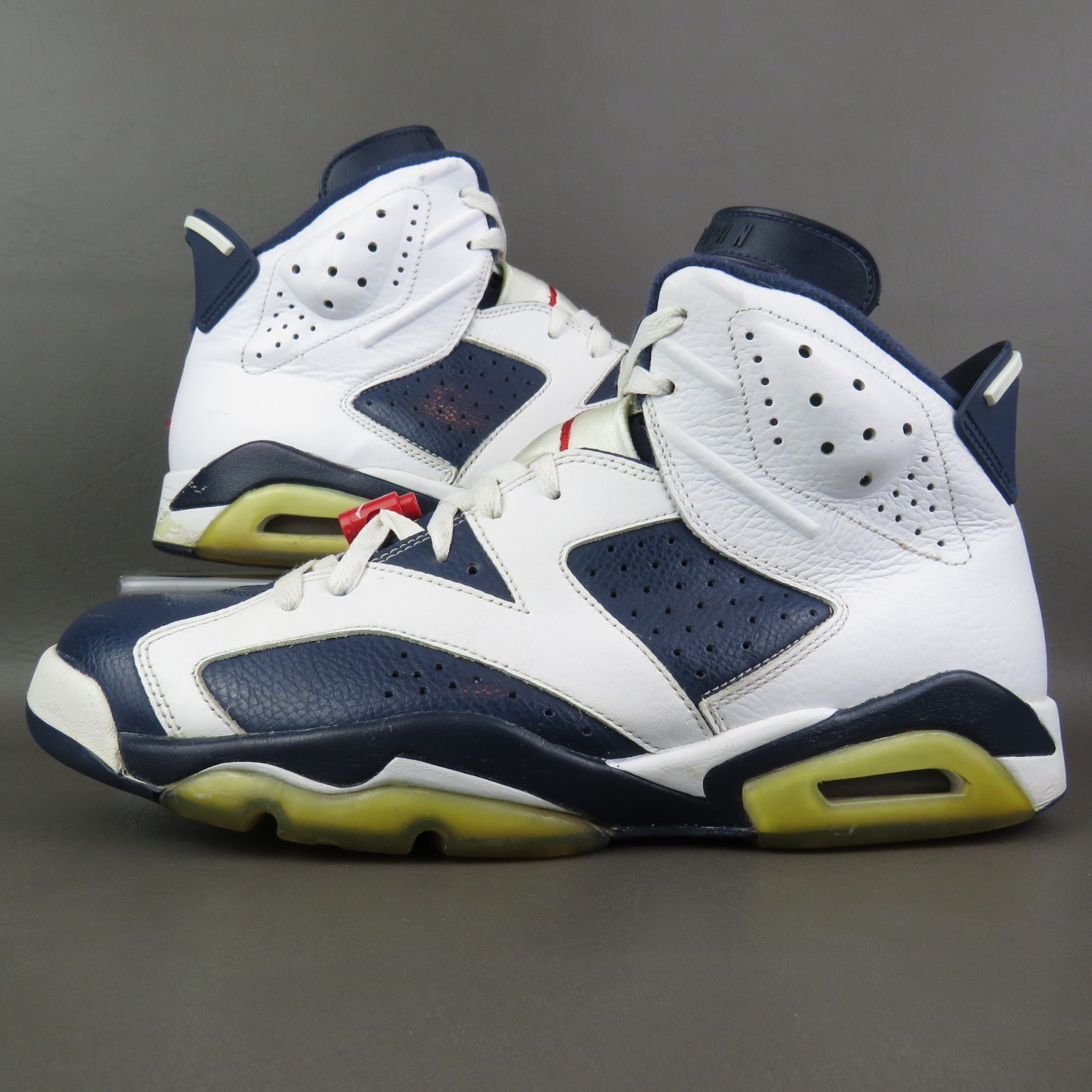 Nike Shoes - 2012 Air Jordan 6 Olympic Midnight Navy Blue Red - Sz 11.5 Mens