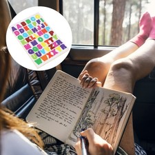 50 Pcs Schriftzug Aufkleber Bunte Buchstaben Sticker -Aufkleber