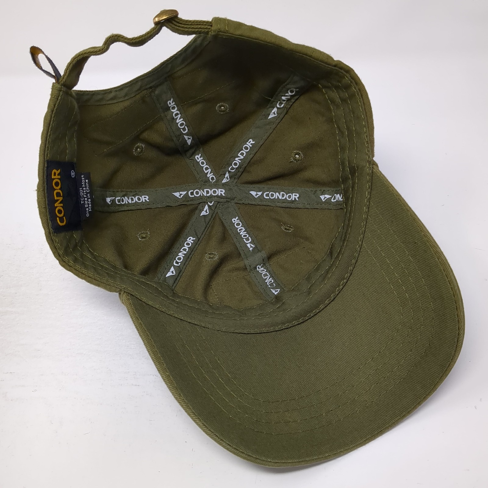 Condor Slideback Hat Solid Green One Size Adjusta… - image 7