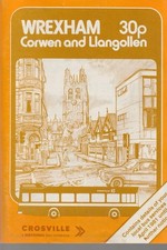 CROSVILLE BUS TIMETABLE BOOK WREXHAM APR 1981