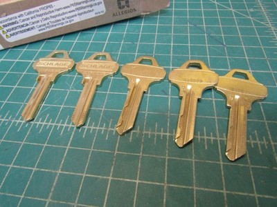 Lot of 5 Schlage Everest 29 .35-012-EV.468.D145.DETA Key Blanks D134 35-012-EV