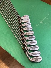 Rare Arnold Palmer Forged Golden Standard Iron Set 2-9, PW, SW Irons RH S-Flex
