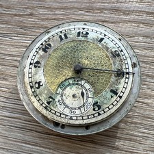 PS Bartlett Waltham Hunter Pocket Watch 16s 17 Jewel 1908 Model Unique Dial