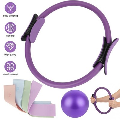 Pilates Ring Pilates Set Verstellbar Tragbar Multifunktional Für Körperstraffung