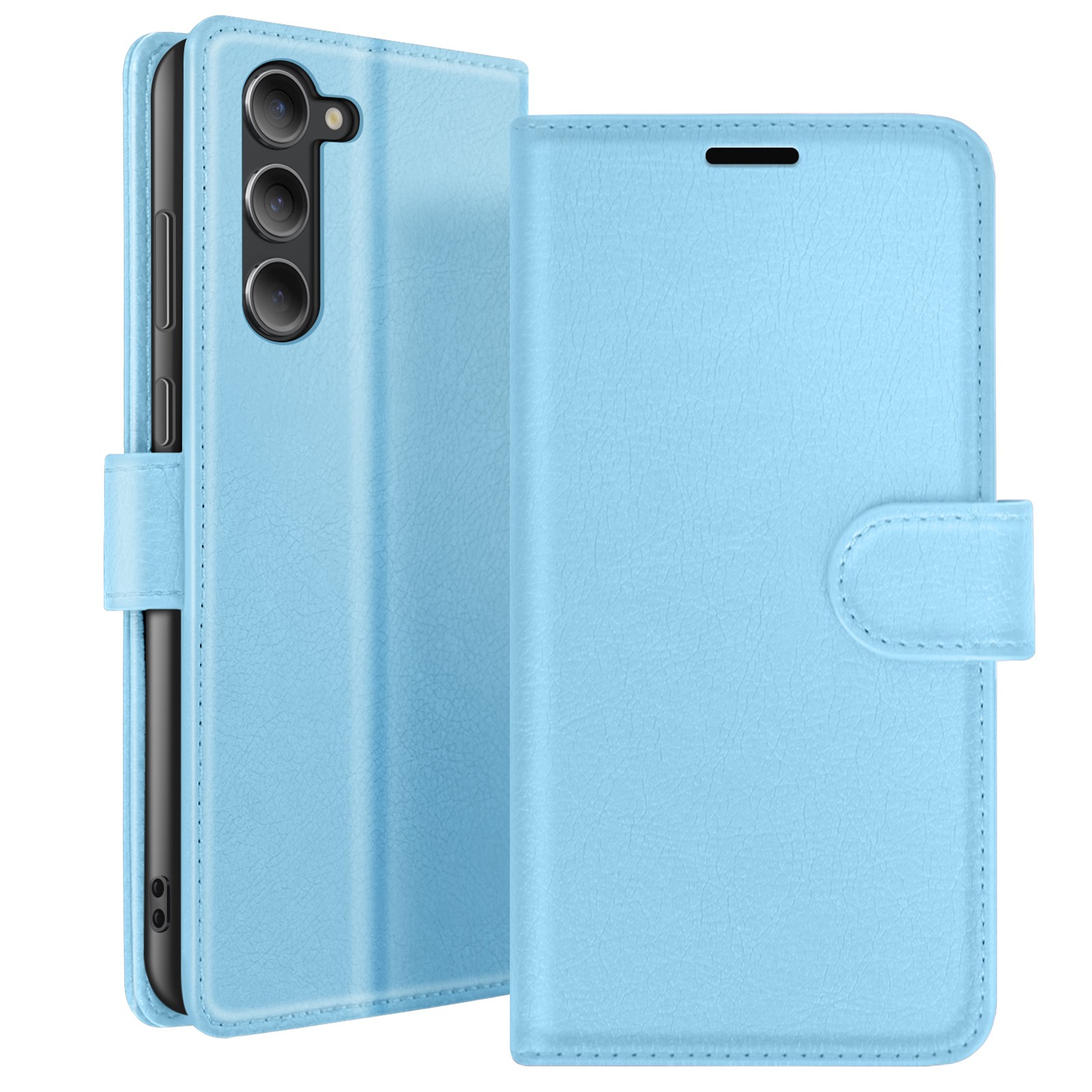 Étui portefeuille pour Galaxy S23 Plus finition haut de gamme
