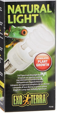 Exo Terra Natural Light Live Plant Growth Bulb 2.0 Daylight Bulb - 26 watt