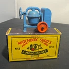 Vintage Original Boxed Lesney Matchbox #3 Cement Mixer Die-Cast - High Grade