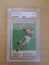 1959 Topps - Bobby Mitchell #140 (RC) Browns Redskins HOF Rookie Card. rookie card picture