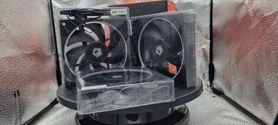 ID-COOLING Fans (3pk) AF-127 ARGB-K TRIO,  Fans w/ FDB Bearing Open Box