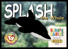 1999 Beanie Babies Series 2 Splash the Whale  #223