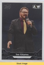 2023 AEW All Elite Wrestling Crew Silver Foil Tony Schiavone #89 READ 0l2k