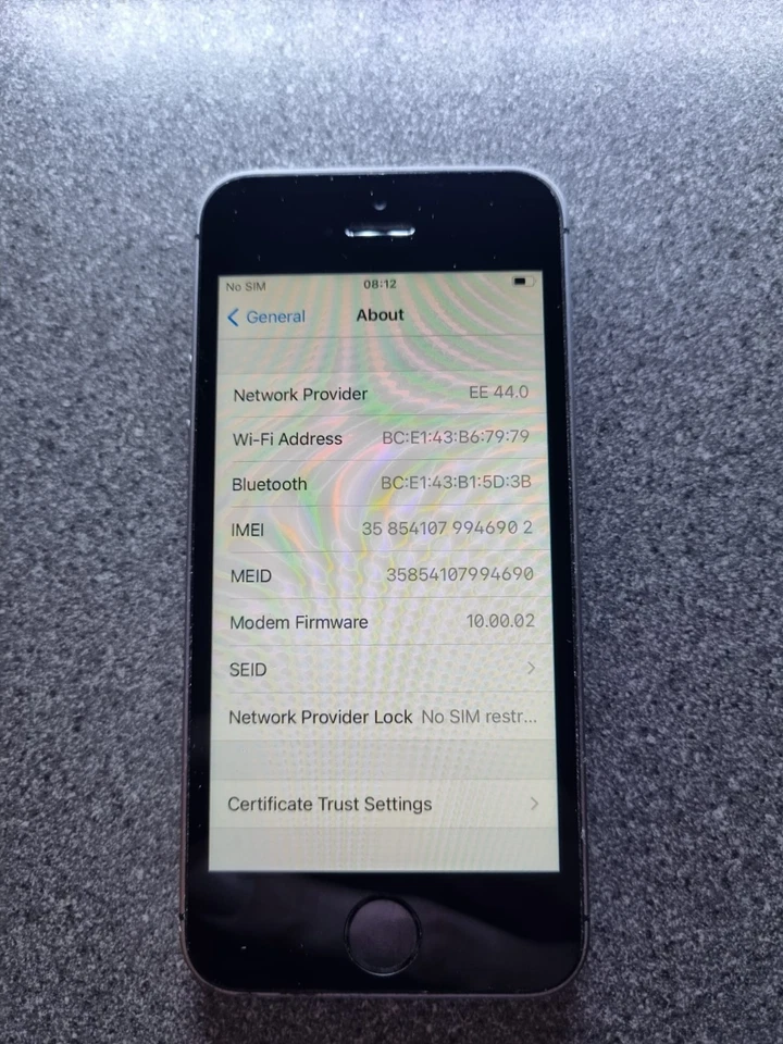 Apple iPhone SE 1st Gen A1723 32GB Black - Grade B, BH 85%, AA4121 - Image 4 of 4