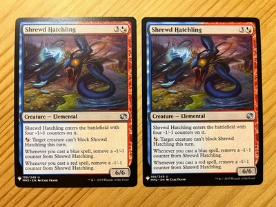MTG Magic 2x Shrewd Hatchling (Modern Masters 2015 - Mystery Booster) M/NM Eng