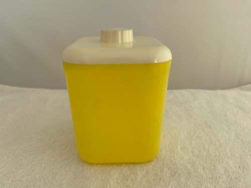 Vintage Lustro Ware TEA Canister Sunny Yellow With Lid No. 110 - Picture 5 of 7