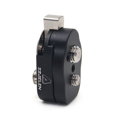 SZJELEN Mini Quick Release Plate System with 3/8 Screws M3 for Camera Black 