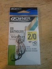 Owner Ebi Baitholder Hook - Size 2/0 - Pack o...