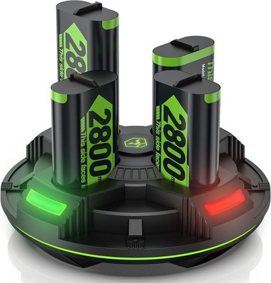 Jelava Xbox Controller Rechargeable Battery Pack - 4x2800mAh - Ladestation