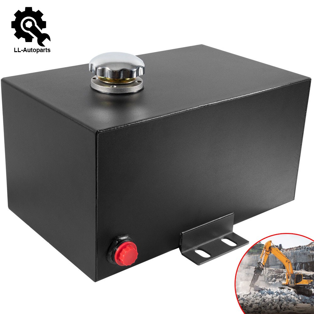 5 Gallon 14 Gauge Steel Hydraulic Fluid Reservoir Tank with Breather Cap