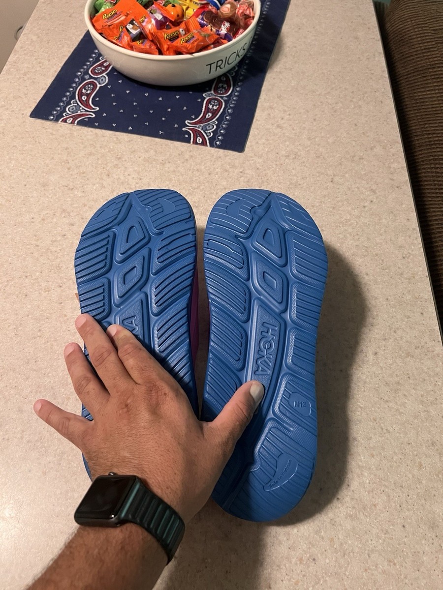 Size 13 - Hoka Ora Recovery Slide 3 Cyclamen / Costal Sky  display picture 1