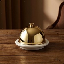 Butter Dish with Dome Lid Compact Butter Dish with Lid Decorative Mini Condiment