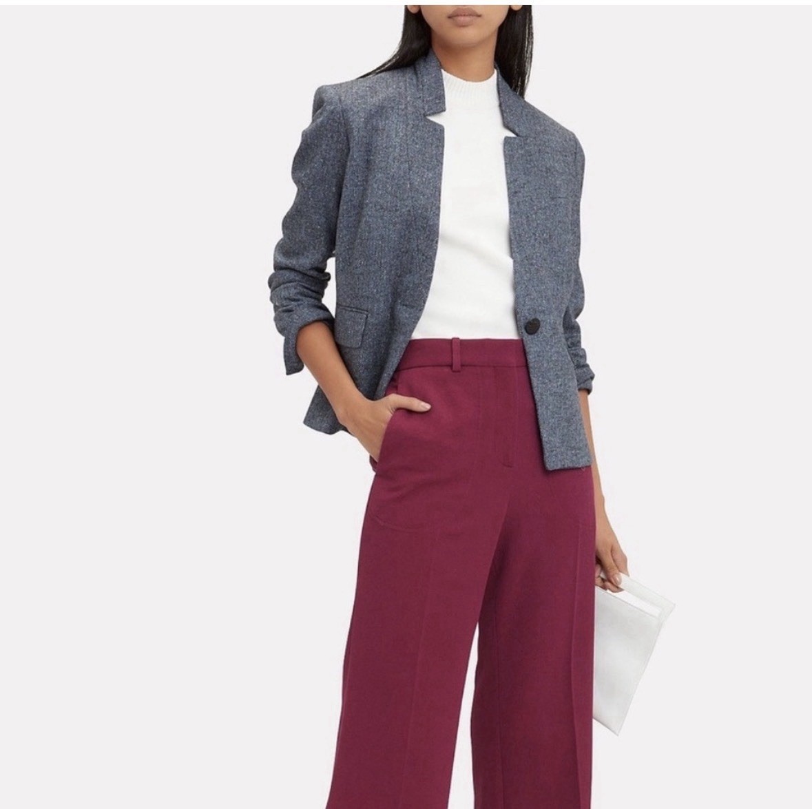 Veronica Beard Celina Upcollar Schoolboy Blazer 6