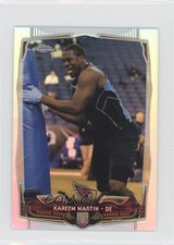 2014 Topps Chrome Mini Refractor Kareem Martin #162 1b6