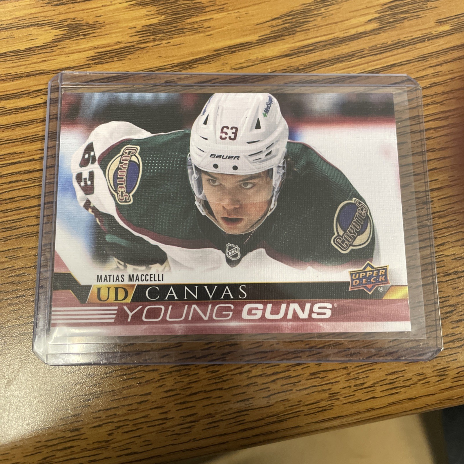 Matias Maccelli 2022-23 Upper Deck Series 1  UD Canvas Young Guns #C94 Rookie