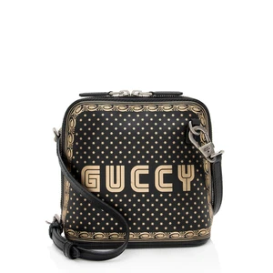 Mini sac à bandoulière Gucci en veau imprimé étoile Guccy
