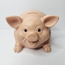 Vintage 1991 Toystalgia Piggy Bank w/ Plug Made In USA Excellent Condition