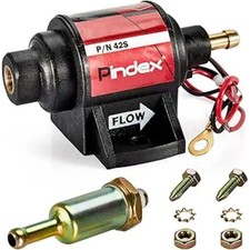 Universal 12v 2-3.5psi Electric Fuel Pump 28 GPH Gasoline Fuel Transfer Pump for