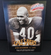 1997 Fleer Million Dollar Moments  Gale Sayers #17 Bears HOF! $1.99 BIN!
