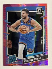 2023-24 Panini Donruss Optic - Vasilije Micic #208 Pink Hyper Prizm (RC)