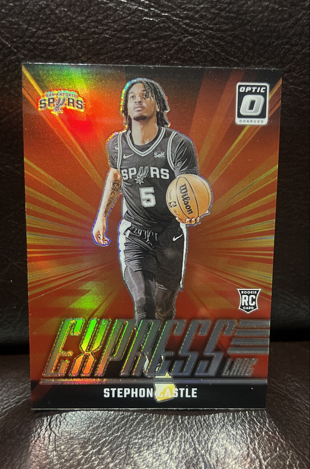 2024-25 Panini Donruss Optic - Express Lane Stephon Castle #1 Holo Prizm (RC)