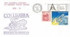 6 Apr 1982 Space Cover, Space Shuttle Columbia, STS-3, Returns to KSC