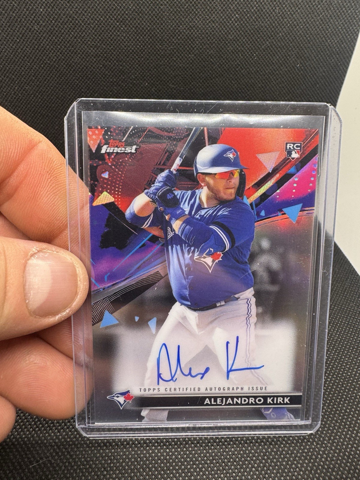 2021 Topps Finest Alejandro Kirk RC Rookie Auto #FA-AK Blue Jays