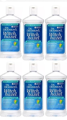 6 Pack T.N. Dickinson's Witch Hazel Moisturizing Astringent Alcohol-Free 16oz