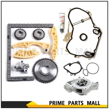 Timing Chain Kit Cover Gasket Water Pump For GM Ecotec 2.2L 2.4L