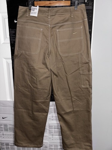 (3 Stück) Nike Life Carpenter Hose Herren Größe 32 Khaki Beige Schwarz Weiß Straight - Bild 3 von 7