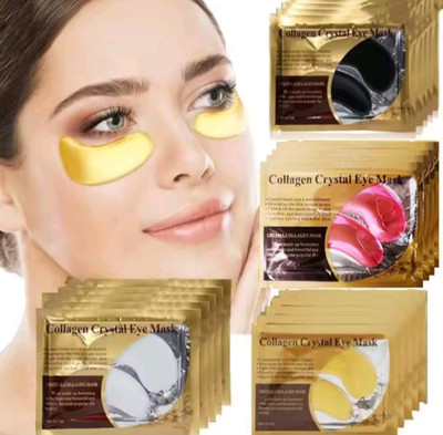 20pcs Gold Collagen Crystal Eye Mask Patches Firming Moisturizing Anti-Aging