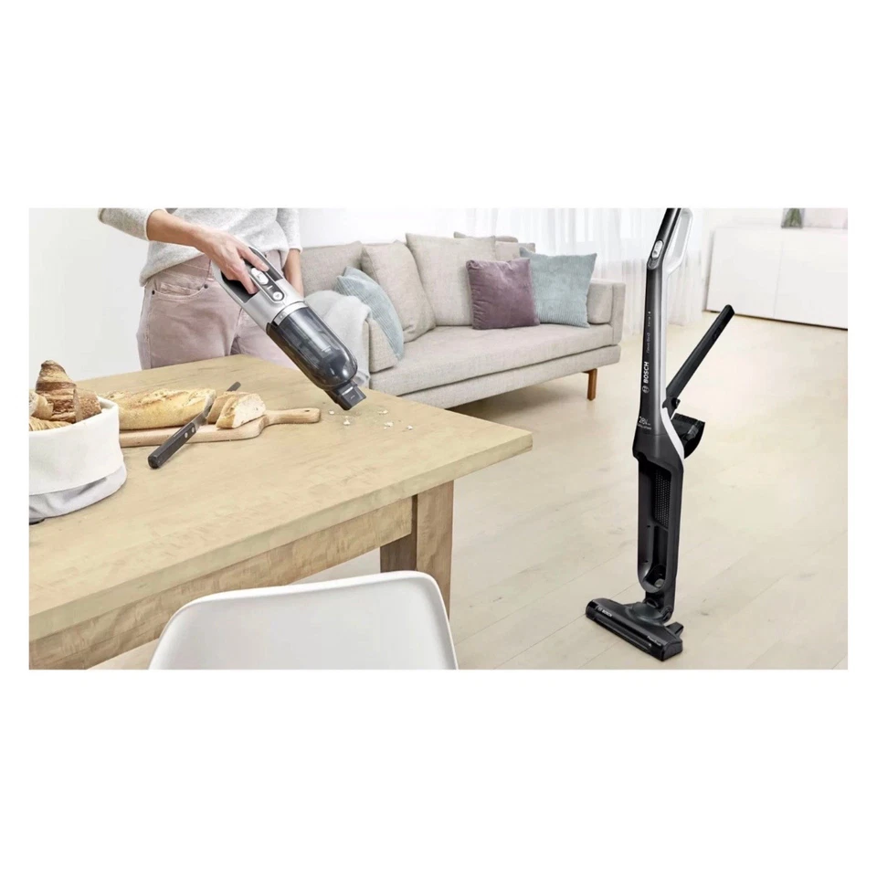 Bosch Serie 4 BBH3P2801 Flexxo Gen2 2-in-1 Akkustaubsauger - Dark Night - Bild 2 von 4