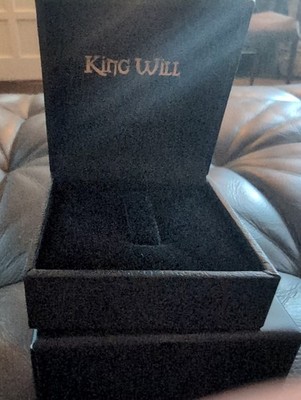 King Will Jewelers Empty Black Presentation RING Box  BRAND NEW!!