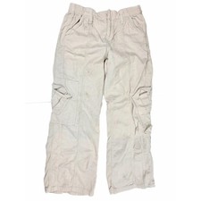 BDG Urban Outfitters Ivory Y2K Corduroy Cargo Low Rise Pants Women's Size Medium
