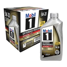 Mobil 1 Extended Performance High Mileage Full Synthetic Motor Oil 5W-20, 1