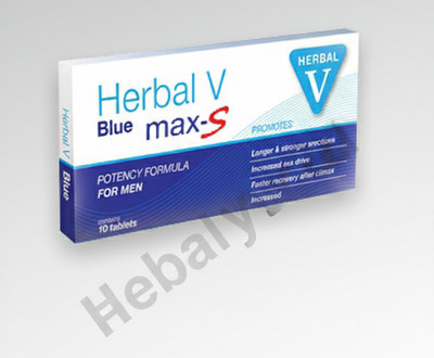 30x Herbal V Plus Blue - Original pflanzliches Männerprodukt