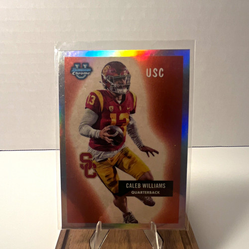 Topps 2023 Chrome Caleb Williams USC Trojans NCAA Football Insert #55BF-1